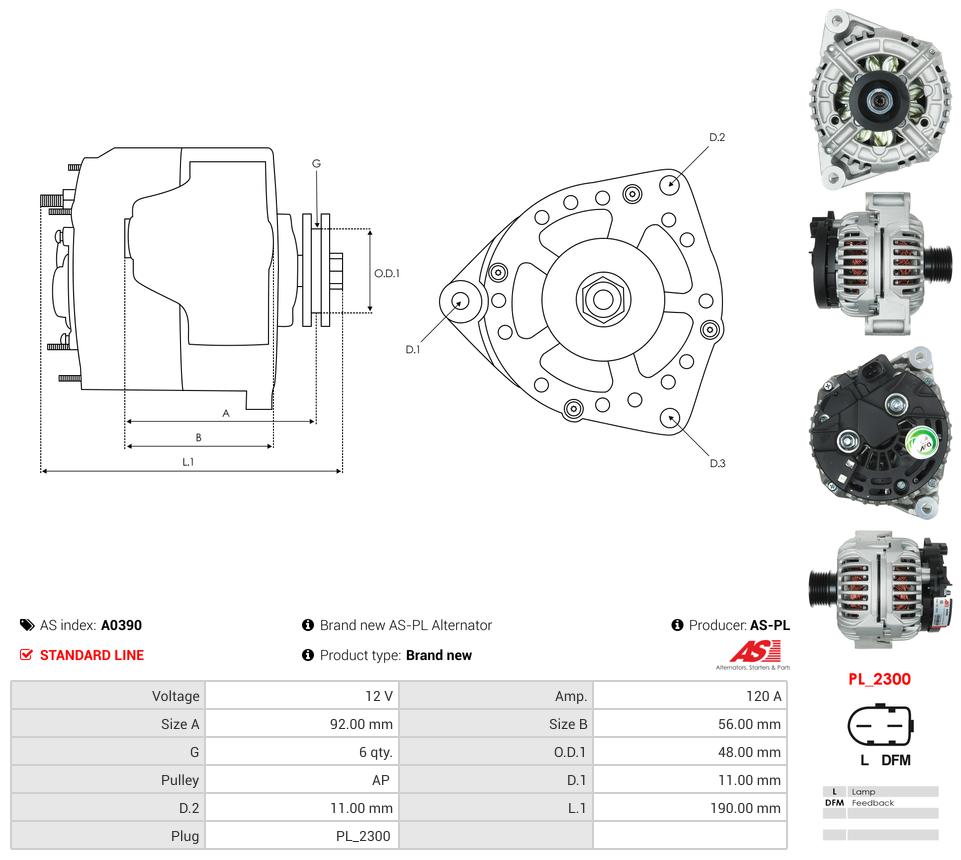 Lichtmaschine Mercedes C 180 2.0