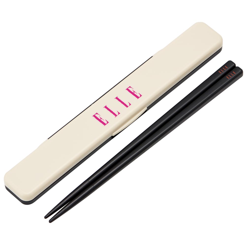 Skater ELLE Chopsticks and Chopstick Case Adult Made In Set, 18cm, Antibacterial, Size, Japan, ABC3AG-A