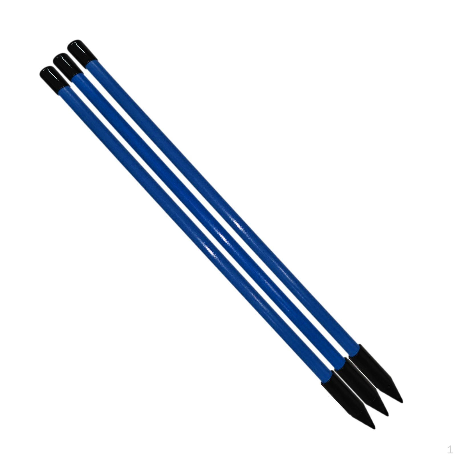 Golf Alignment Rod Practice Stick for Putting Posture Correction синий