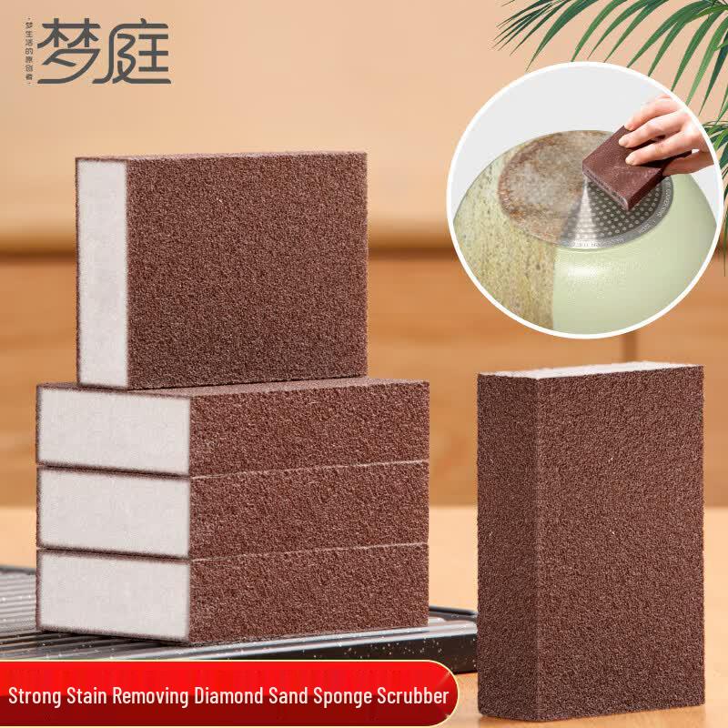 Heavy-Duty Emery Scrubber Sponges (5-Pack)