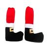 Christmas Decorations 2025 Christmas Table Foot Socks Table Feet Protector Dining Chair Cover Christmas Party Home Decoration