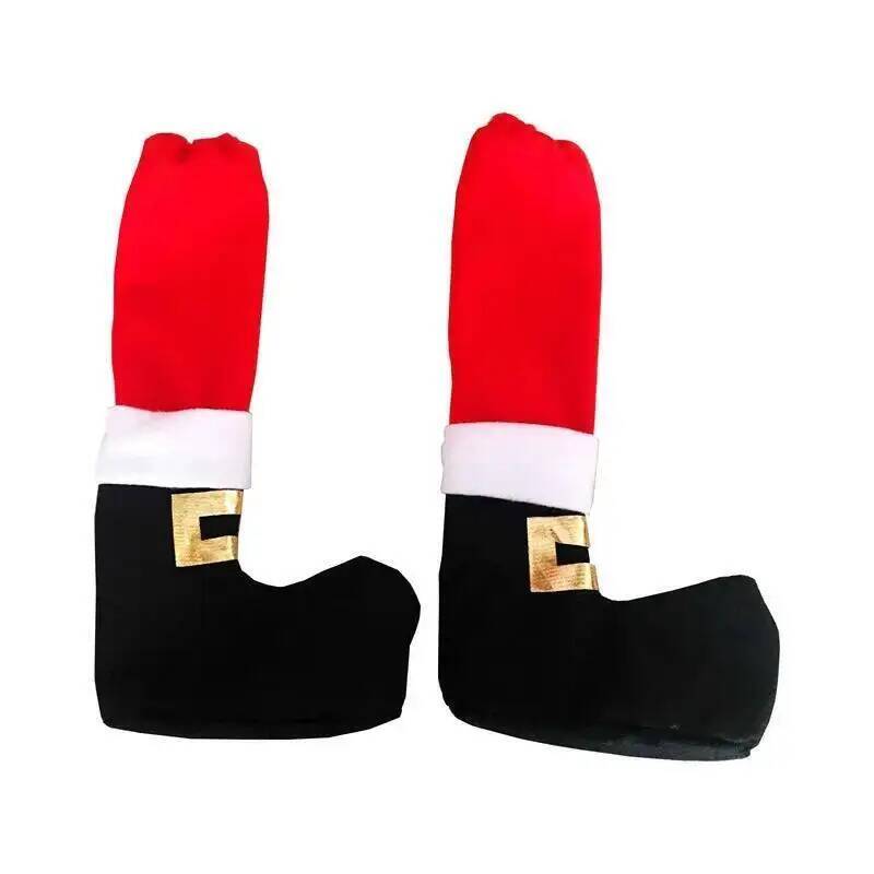 Christmas Decorations 2025 Christmas Table Foot Socks Table Feet Protector Dining Chair Cover Christmas Party Home Decoration