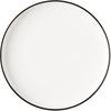 Nordic Western Style Ceramic Plates - Pure White Series for Household or Hotel Use