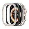 Ochranné sklo pro Apple Watch Ultra 49mm Pouzdro Příslušenství Kovový Kryt Rám+Tvrzené sklo pro iWatch Ultra 2 49mm Luneta