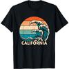 California Waves - Retro _ Throwback Design - Classic T-Shirt