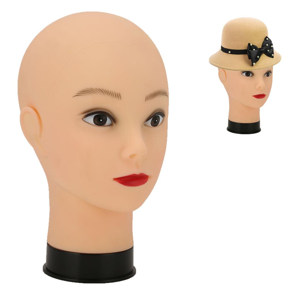 Glatzkopf Schaufensterpuppe Kopf Professionell Brille Hut Mannequin Displaykopf für Perückenherstellung
