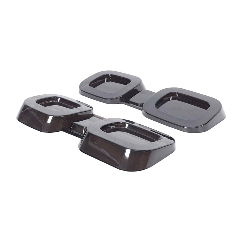 Для Great Wall Haval H9 2024 2025 Автомобильная накладка на задний фонарь Дымчато-черная Защитная накладка на задний фонарь Аксессуары для стайлинга экстерьера автомобиля чёрный