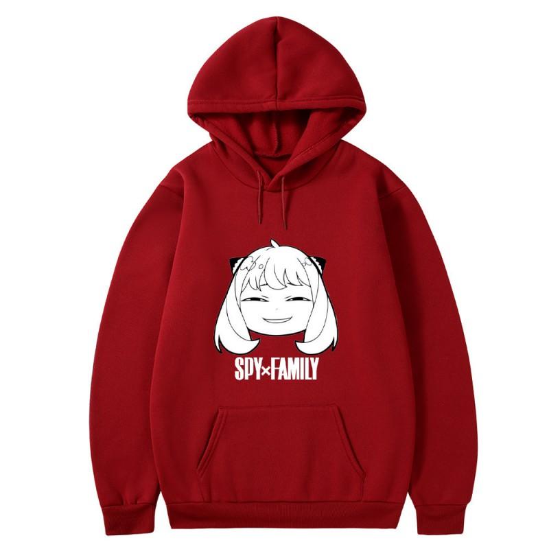 Spy X Family Anime Hoodie Women - Printed Cap Sleeve Long Oversized Streetwear Sweatshirt In Multiple Colors