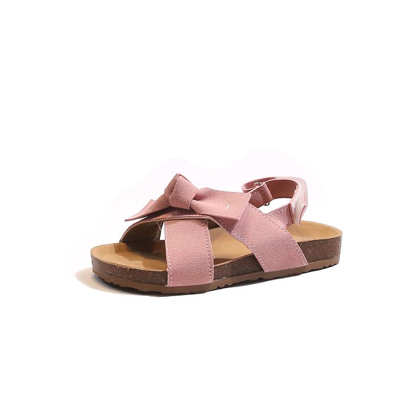 

Туфли принцессы, модные сандалии для девочек, летний богемный стиль, лесной стиль, пляжная обувь с открытым носком, универсальные для малышей и школьников 26 розовый