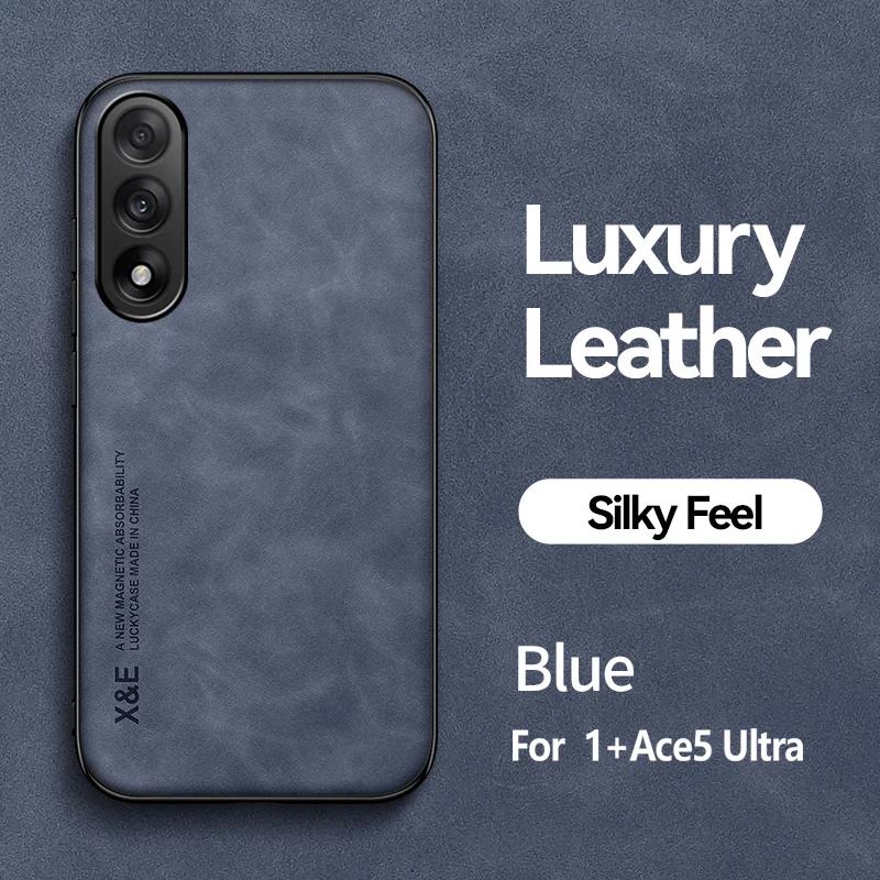 

EUCAGR Чехол-книжка из магнитной ПУ-кожи для OnePlus Nord 5, Nord5 CE5 5G, противоударный, матовый, из мягкого силикона OnePlus Nord 5 синий