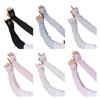 Ice Silk Ice Silk Sleeve Polyester Fibre Arm Sleeves Cover Simple Sunscreen Gloves  Sport