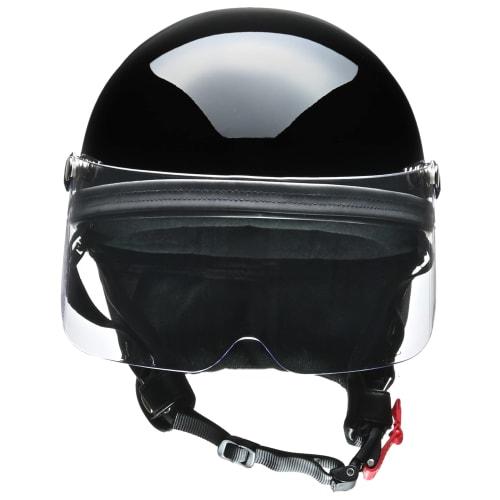 LEAD Motorcycle Helmet Half HARVE Black Free Size HS-2 -