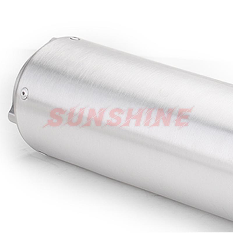 Motorcycle Exhaust Universal Pitbike Muffler Motorcross Modified Stainless Steel WRS Pipe For CB400 CB500F CB500X CBR300