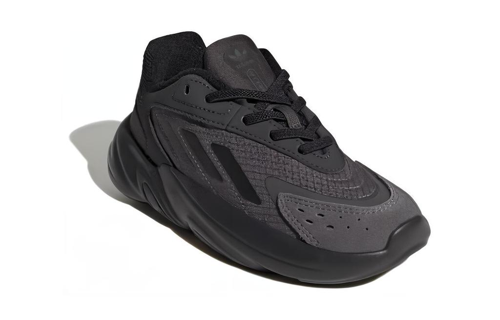 Adidas Originals Ozelia Abrasion Resistant Slip Resistant Support Low top Kids Lifestyle Shoes Black Kids' IF5906