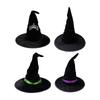 1Pc Halloween Wizard Hat Funny Witch Hat Witch Caps Wizard Costume Accessories for Carnivals Masquerades Party Cosplay