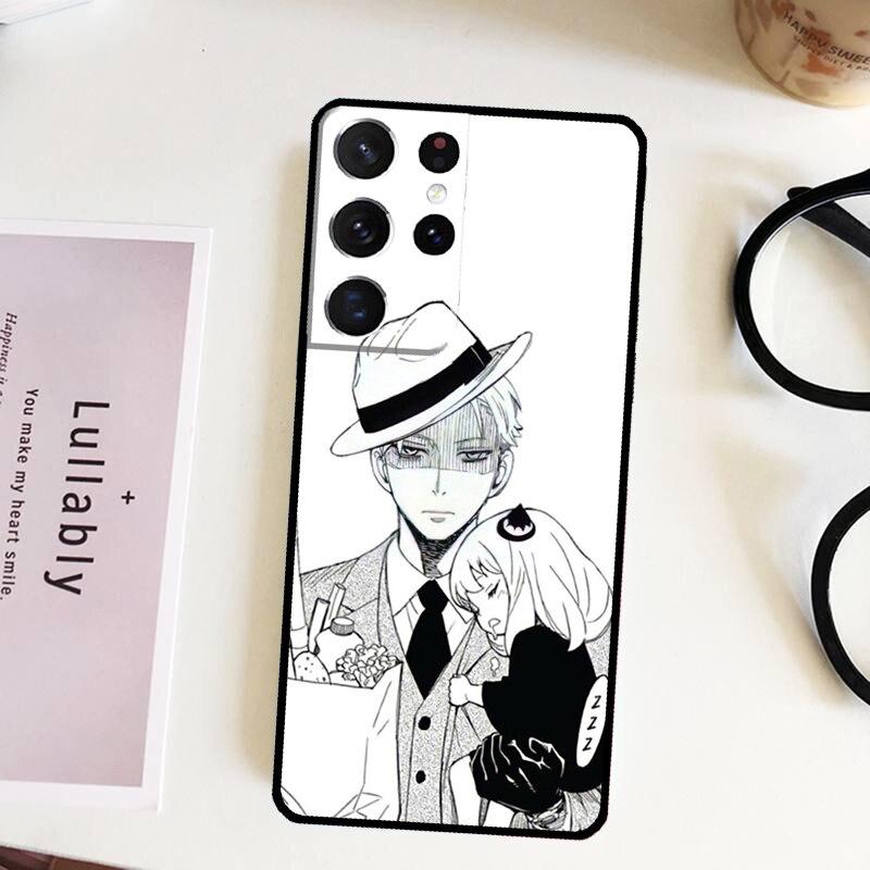 Puzdro Spy X Family pre Samsung Galaxy S22 Plus S21 Ultra S20 FE S8 S9 S10 Note 10 Note 20 Ultra Kryt