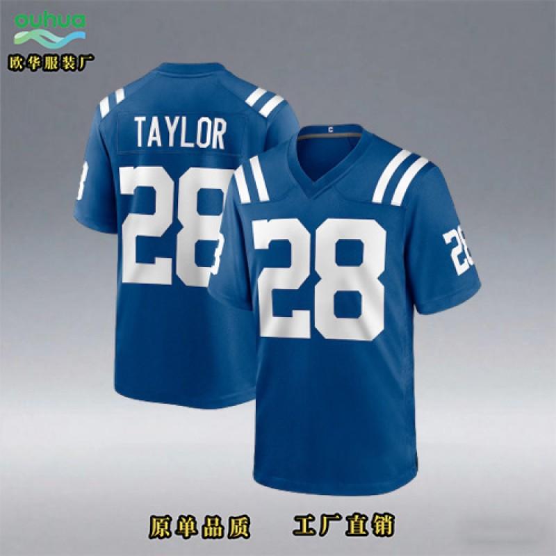 Indianapolis Colts NFL Football Jersey Custom Embroidered Number 2 5 28 Men Women Sportswear Winter