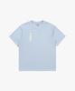 Equip Washed Graphic Back Mesh Short Sleeve T-Shirt Sky Blue