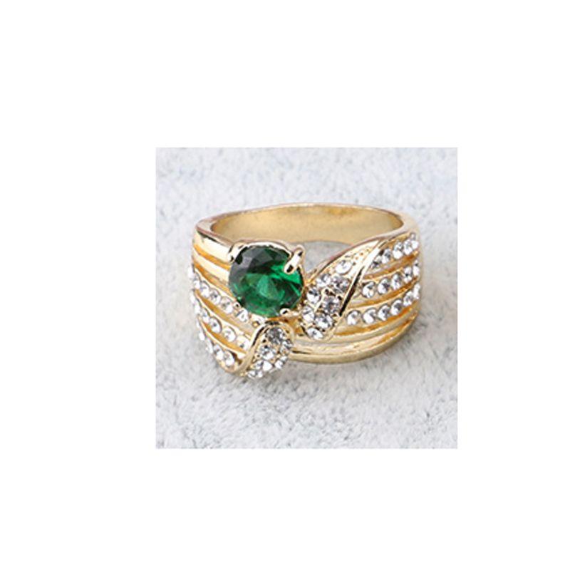Stunning Fashionable Crystal Ring In [insert Color] For Elegant Lady's Party Jewelry