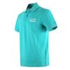 Emporio Armani EA7 Maglietta Polo da Uomo a Maniche Corte con Bottoni e Stampa Logo a Lettere Verde 3DPF25-PJ04Z-1815
