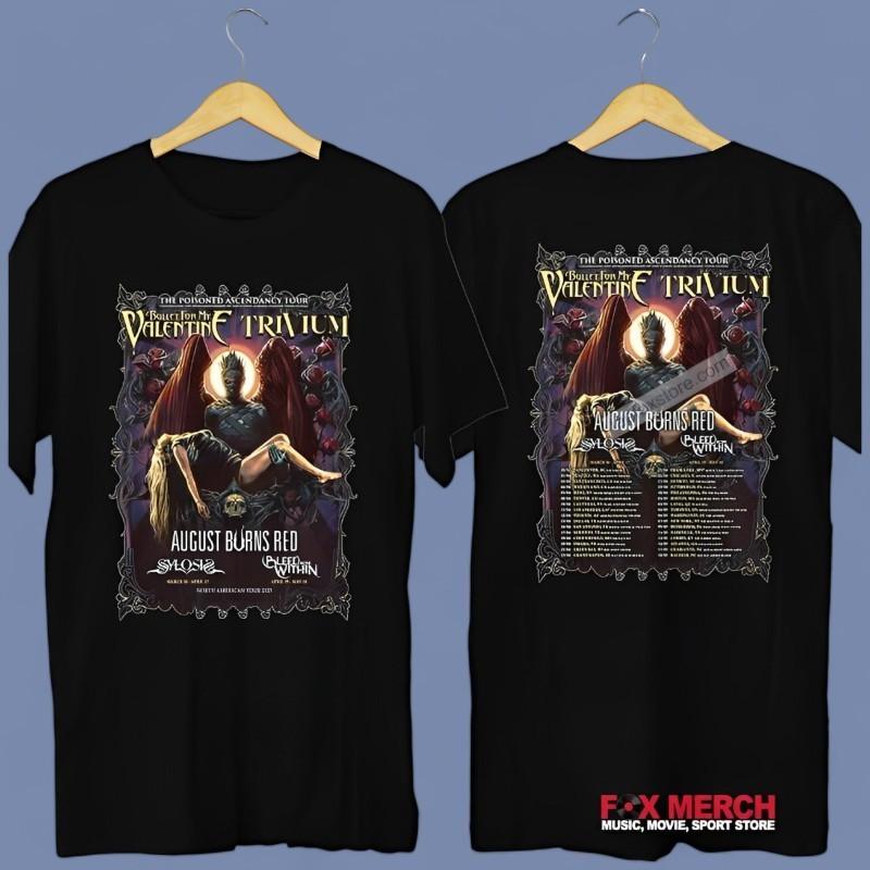 2 Sides Trivium - The Poisoned Ascendancy Tour 2026 Black S-5XL T-Shirts HT313