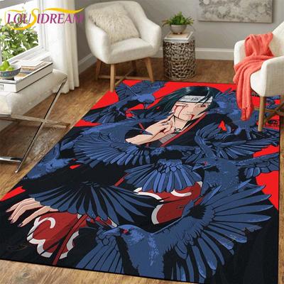 Naruto Rug Cartoon Carpets Anime Carpet Living Room Tea Table Mats Bedroom Rug Washable Floor Mats Household Area Mat Gift