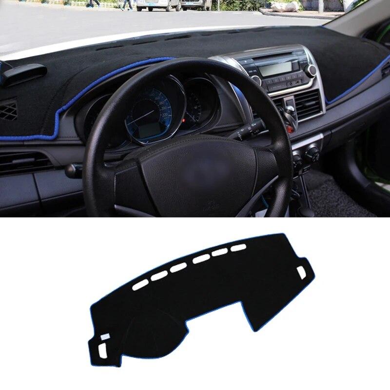 

Для Toyota YARIS L 2014 2015 крышка приборной панели автомобиля, защита от света, коврик для приборной панели, ковры, защитные аксессуары для салона Blue Side