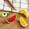 1/2 Creative Summer Refreshing Ceramic Watermelon Chopstick Holder Chopstick Holder, Home Hotel Homestay Chopstick Pillow