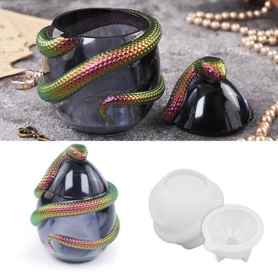 Stampo in Silicone per Uova di Serpente per Lavori in Resina Uova di Serpente Realistiche Design per Progetti di Artigianato e Decorazione della Casa