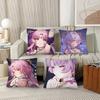 1pc Cartoon Anime Game Honkai Star Rail Fu Xuan Pillow Case Fashion Square Pillowcase Bedroom Sofa Room Ins Decoration Leisure