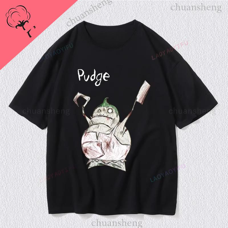 Dota2 TShirts Game Hero Printed TShirt Top Shadow Fiend Pudge Axe Slardar Sven Wraith King Cent Phoenix Unisex Clothing