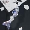 Fashion Fish Tail Shell Bead Pendant Phone Straps Lanyard Pocket Keychain Strap Backpack Charm Car Key Decoration Chain