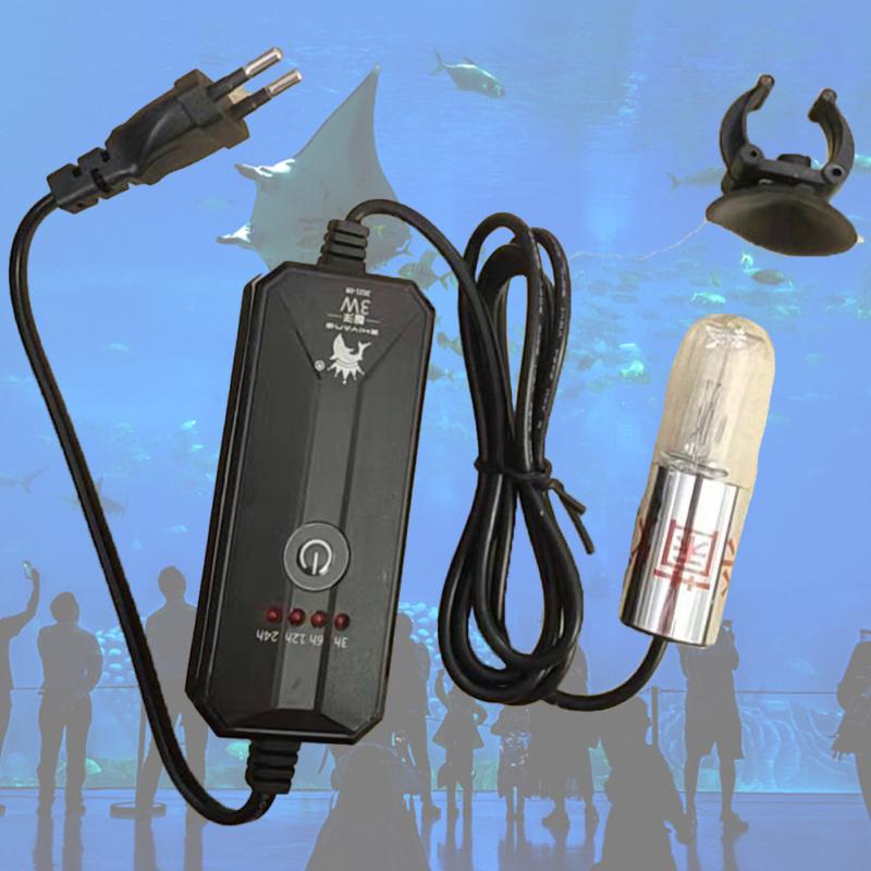 Mini Aquarium Ultraviolet Lamp Algae Removal Home Amphibious Aquarium Water Clean Lamp For Fish