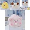 Adorable Bubble Blowing Pig Plush Keychain Cute Stuffed Animal Bag Charm