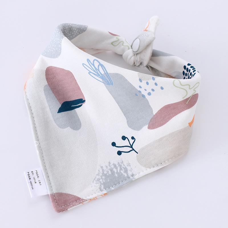 Waterproof Baby Triangle Bib - Pure Cotton for Newborns, Boys & Girls