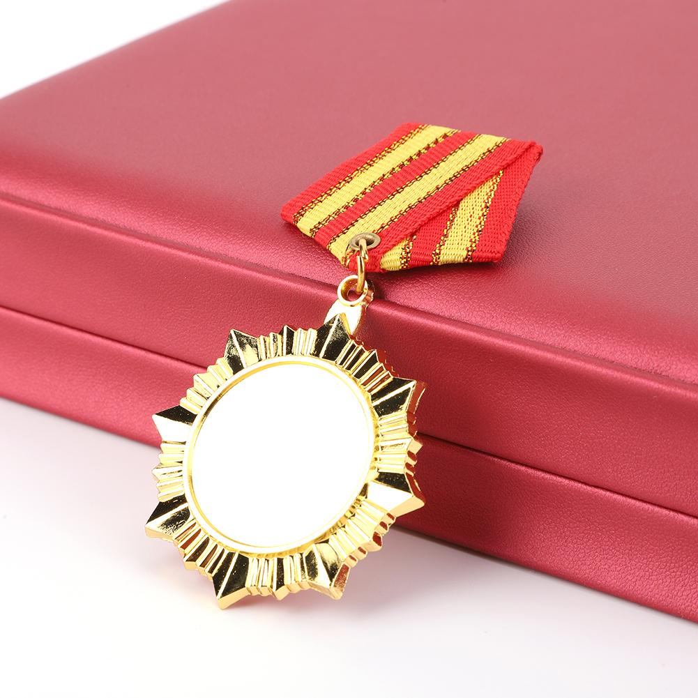 5cm Gouden/Zilveren/Bronzen Medaille Prijsmedailles met Neklint Metalen Winnaarsmedailles Wedstrijdmedailles voor Marathon Balspelen