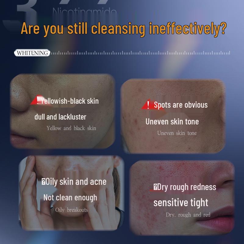 Genuine 377 Whitening & Spot Removing Facial Cleanser - Moisturizing & Spot Fading Skincare Product.