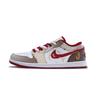 Jordan Air Jordan 1 Abundance Every Year Leather Abrasion Resistant Abrasion Resistant Low Top Vintage Basketball Shoes FJ3459-160(Team392-)