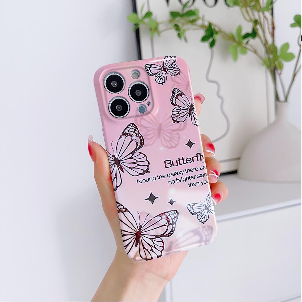All-inclusive Film Phone Case Cartoon Fashion Design Hard Shell Full Cover Camera Protection Case for iPhone Huawei Honor Vivo Google