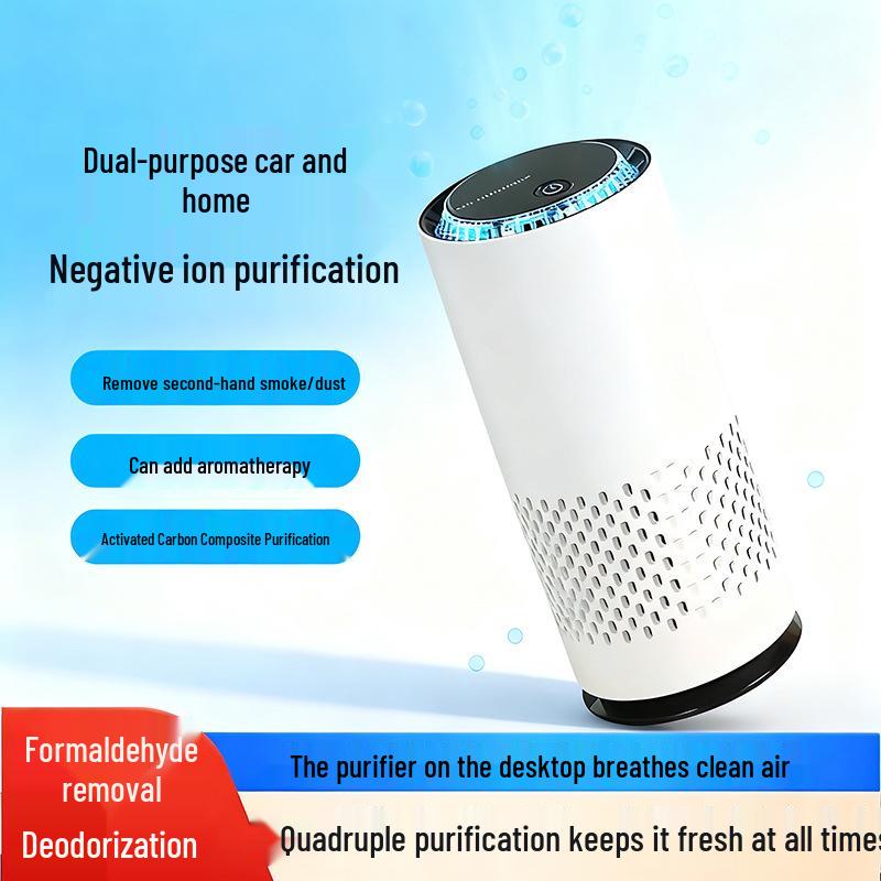 Compact Pet Air Purifier: Formaldehyde and Smoke Odor Eliminator with Negative Ion Technology