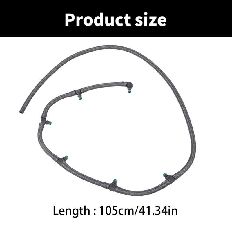 Fuel Injectors Overflows Hose for E39 E38 E46 E53 E60 E61 E65 E66 E67 330D 730D Fuel Return Line 13532248151 13537789607