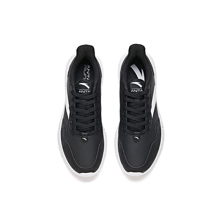 Anta Textile, Synthetic Leather Slip Resistant And Breathable Low Top Running Shoes Men's 912045566-1