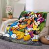 1pc,Mickey &  Minnie Mouse Goofy Pluto Daisy Duck Outdoor Soft Throw for Home Decor, Couch Cover, Travel