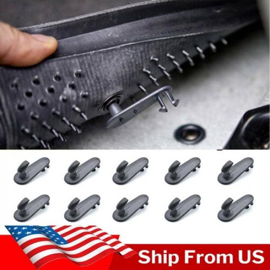 10X FOR TOYOTA LEXUS SCION Floor Mat Hook Retention Hold Down clip Fixing Holder