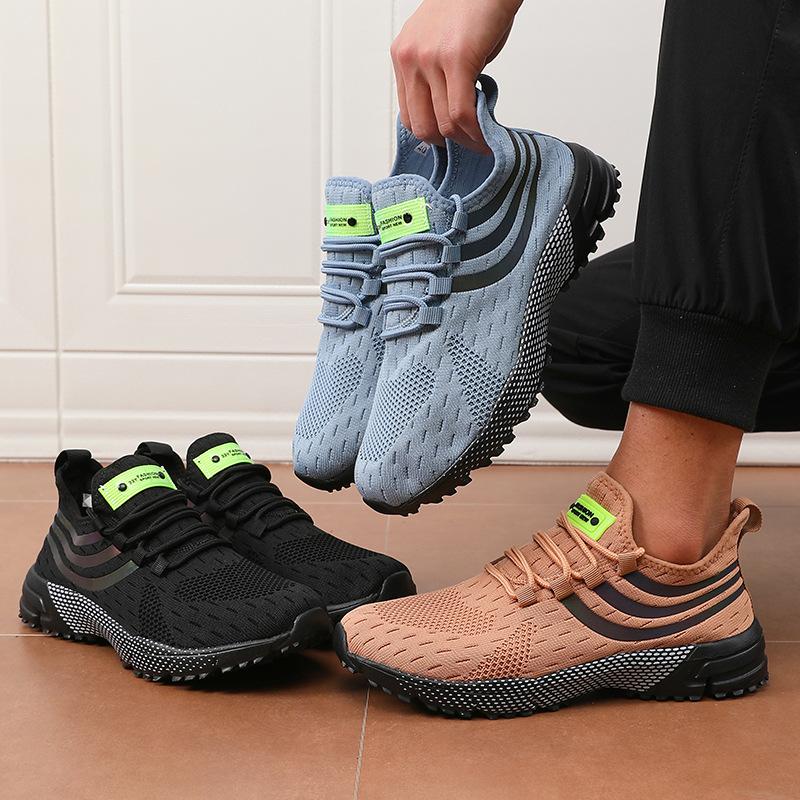 Factory men's shoes large size sports shoes outdoor men's lightweight running shoes breathable mesh shoes men's casual shoes