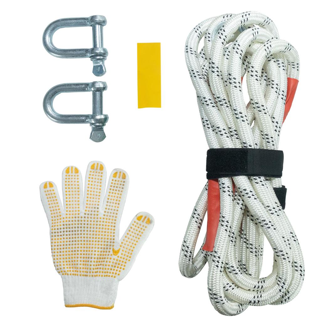 Tow Breaking Strength for Towing Escape Rope for Stuck Cargo with HFS(R) Rope, 9m, 18t, Cars, Rope, Vehicles, Transport, G-Hook