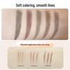 Hengsi Waterproof Eyebrow Pencil - Precise, Long-Lasting Strokes, Sweatproof & Non-Smudging with Sharpener