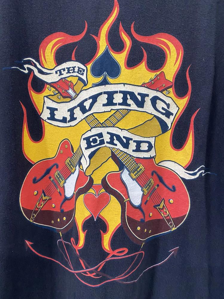 VINTAGE THE LIVING END punk rockabilly band 2001 tee 1F2292 Unisex T-Shirt S