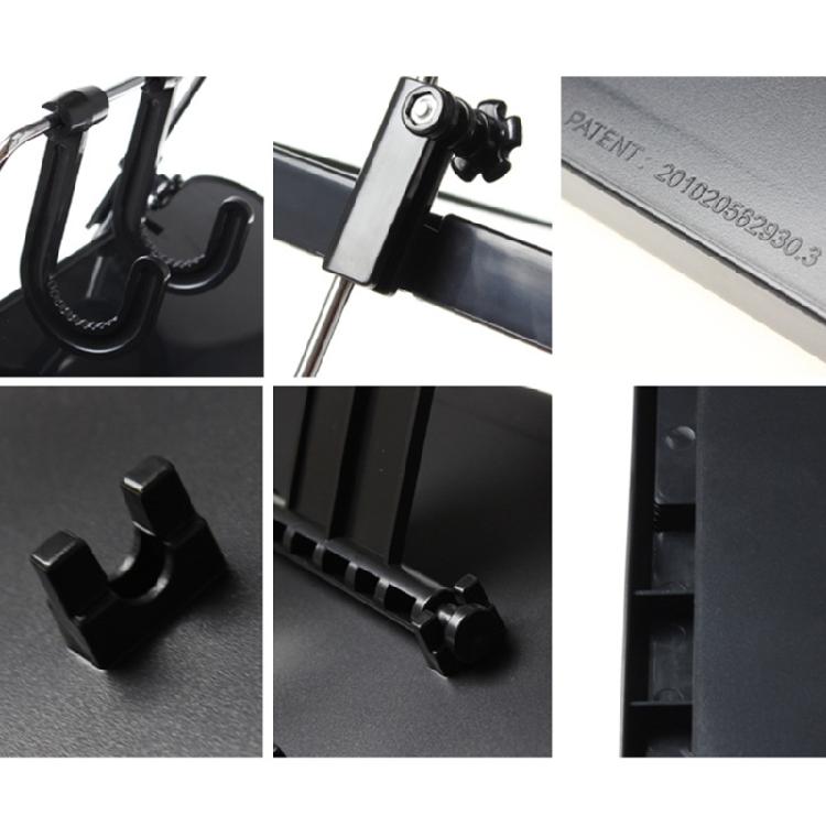 Portable Vehicle Mounted Desk Table Platform for Laptop Work and Food Consumption Feature Foldable Design and Stable Base