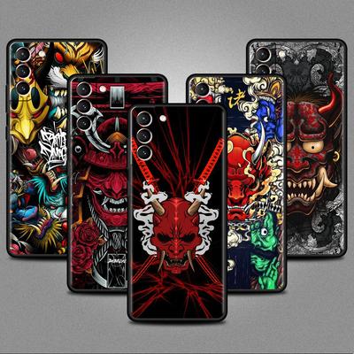 Etui na Samsunga Galaxy S20 S22 Ultra S21 FE S10 S9 Plus Note 20 10 Lite 9 Miękkie etui na telefon Skorupa Maska Samuraja Oni